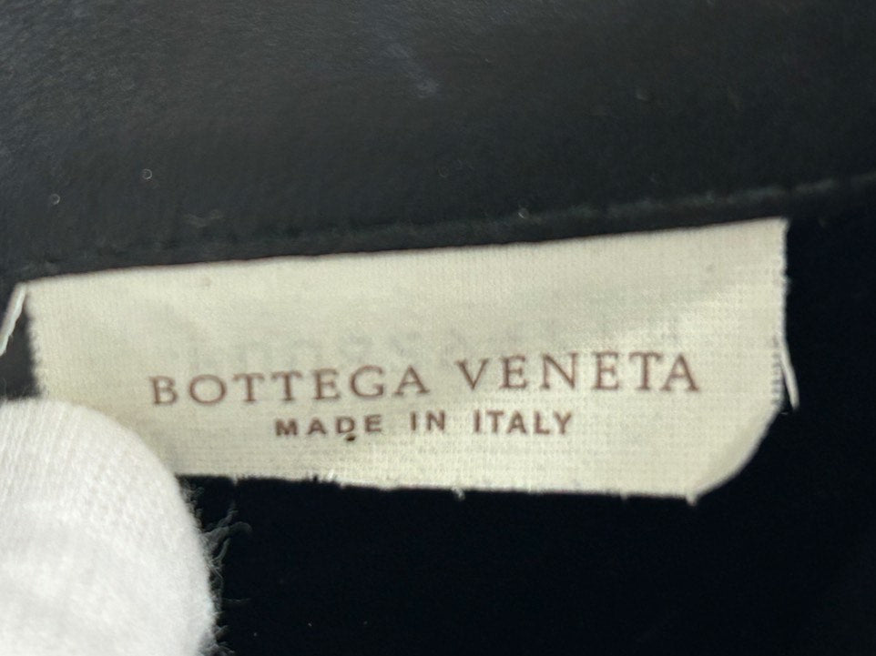 ボッテガヴェネタ 財布 BOTTEGA VENETA 長財布/コンチネンタルウォレット ブラック 150509【中古】