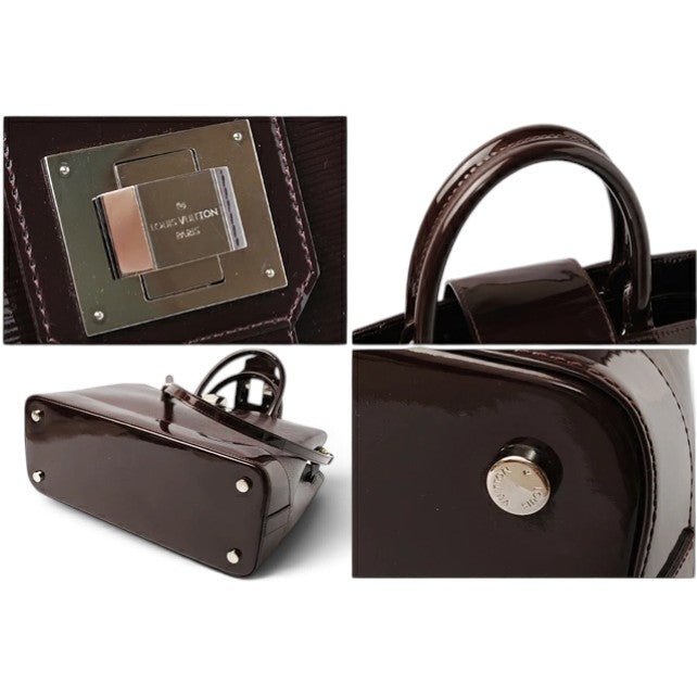 ルイヴィトン バッグ LOUIS VUITTON エピ ミラボーGM M40455 ブルンニュエレクトリック ダークパープル系 ハンドバッグ ショルダーバッグ 2WAY レディース 【中古】