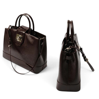 ルイヴィトン バッグ LOUIS VUITTON エピ ミラボーGM M40455 ブルンニュエレクトリック ダークパープル系 ハンドバッグ ショルダーバッグ 2WAY レディース 【中古】