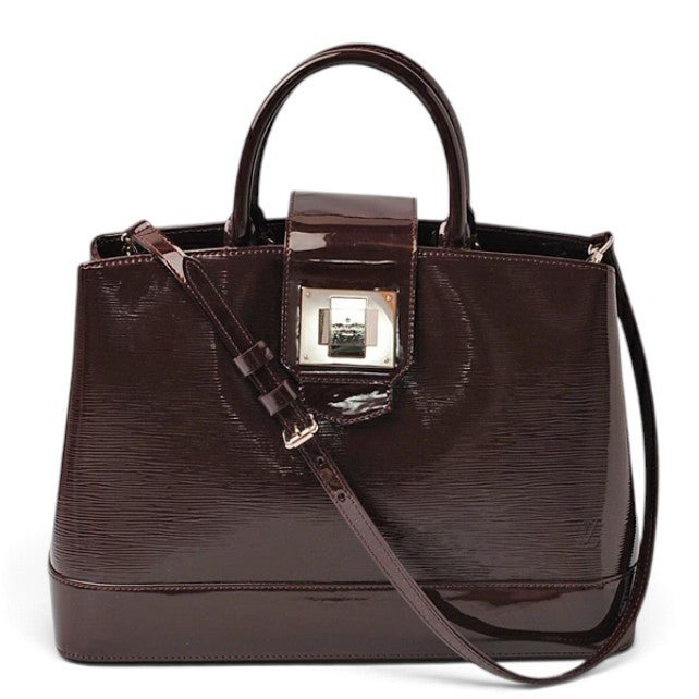 ルイヴィトン バッグ LOUIS VUITTON エピ ミラボーGM M40455 ブルンニュエレクトリック ダークパープル系 ハンドバッグ ショルダーバッグ 2WAY レディース 【中古】