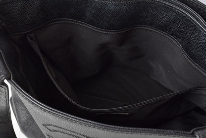 シャネル ショルダーバッグ/トートバッグ A4 CHANEL ココマーク キャビアスキン ブラック 中古