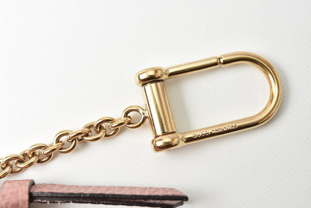 グッチ キーケース/コインケース/キーリング付小物入れ GUCCI スウィング レザー ライトピンク 368879
