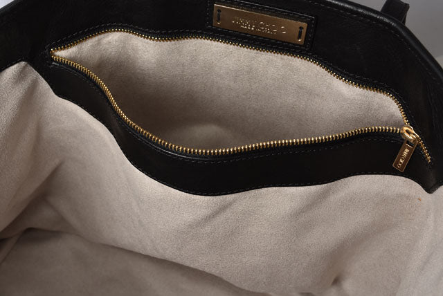 ジミーチュウ トートバッグ JIMMY CHOO サシャ/SASHA M スタースタッズ ブラック