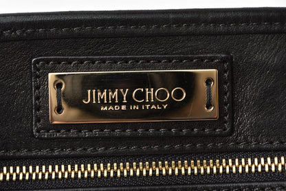 ジミーチュウ トートバッグ JIMMY CHOO サシャ/SASHA M スタースタッズ ブラック