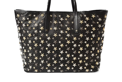 ジミーチュウ トートバッグ JIMMY CHOO サシャ/SASHA M スタースタッズ ブラック