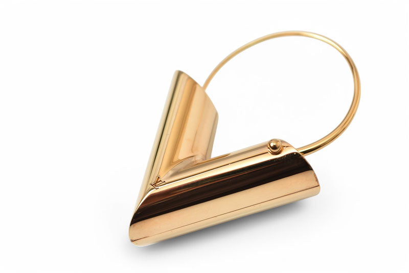 ルイヴィトン ピアス LOUIS VUITTON アクセサリー エセンシャルV M61088 ゴールド 両耳 フープピアス【中古】
